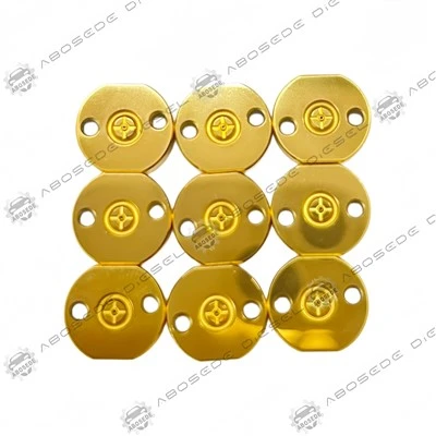 Độ cứng cao Vàng 02 # Tấm van điều khiển kim phun Common Rail Diesel Phụ tùng thay thế kim phun